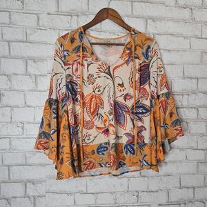 Flying Tomato long sleeve winged top